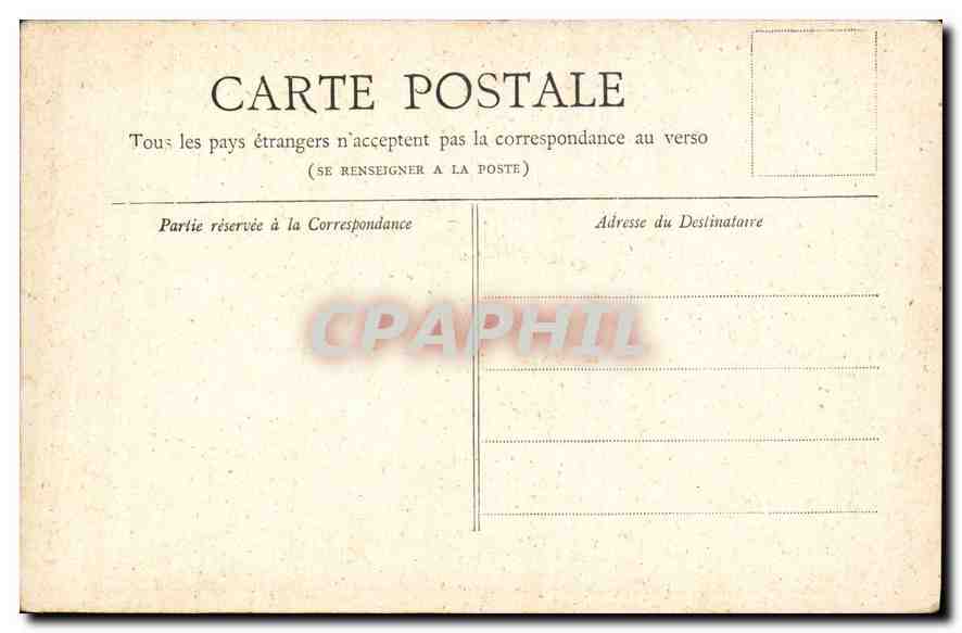 CPA Paris Le Lion de Belfort  — Verso