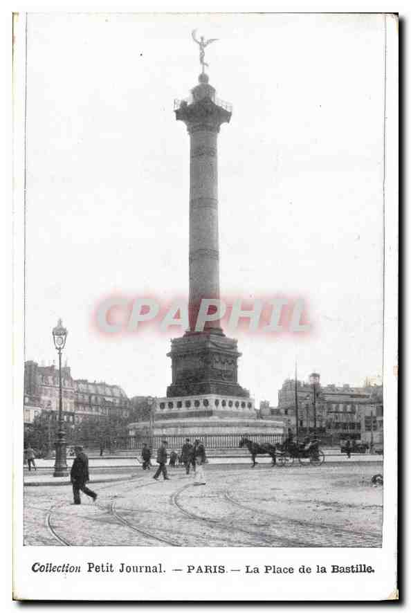 CPA Paris La Place de la Bastille 