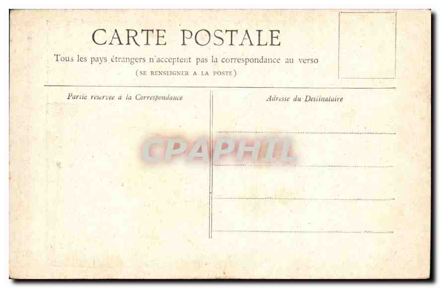 CPA Paris Tour Saint Jacques  — Verso
