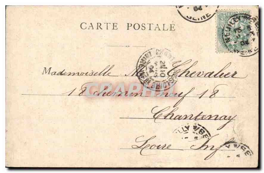 CPA Paris La Madeleine  — Verso