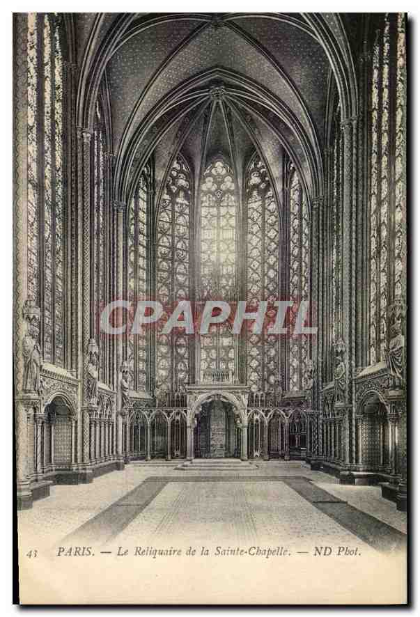 CPA Paris La Reliquaire de la Sainte Chapelle 