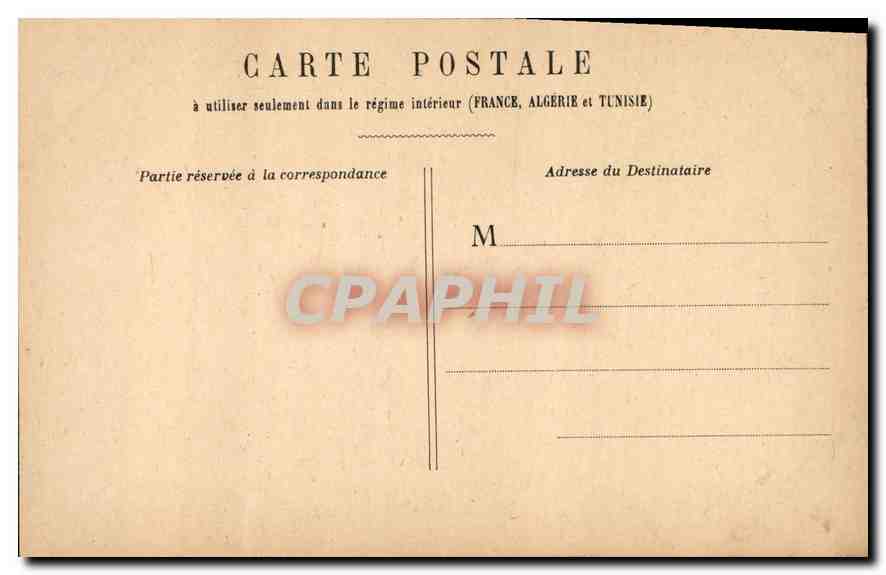 CPA Paris La Sainte Chapelle  — Verso