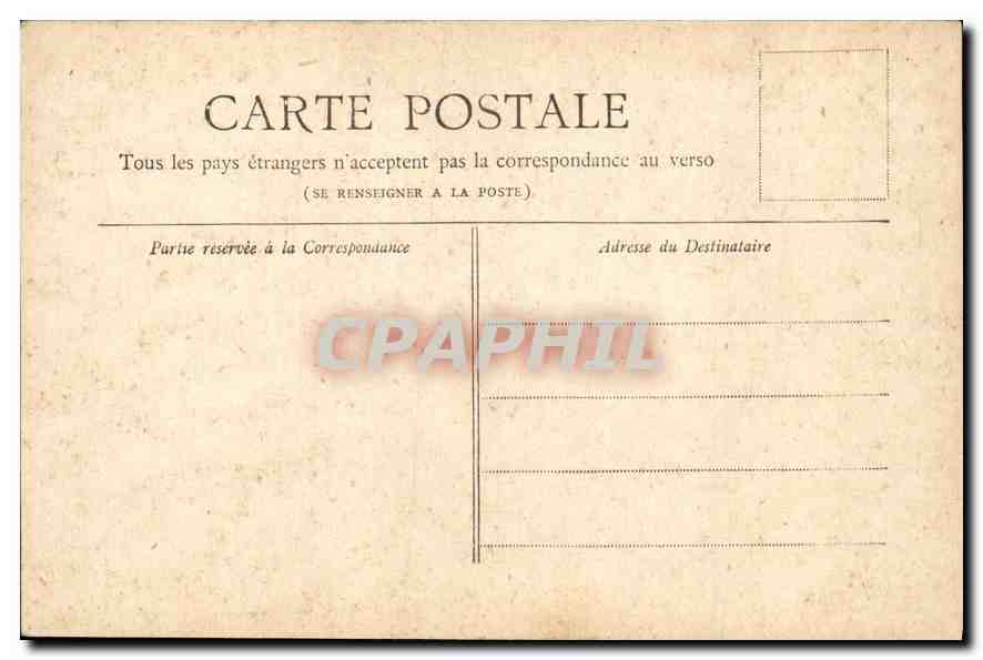 CPA Paris Notre Dame  — Verso