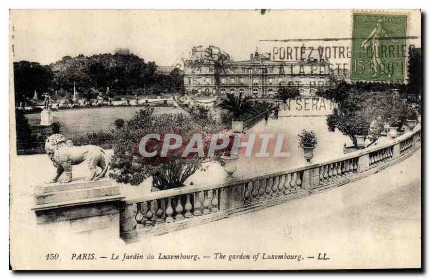 CPA Paris Le Jardin du Luxembourg 