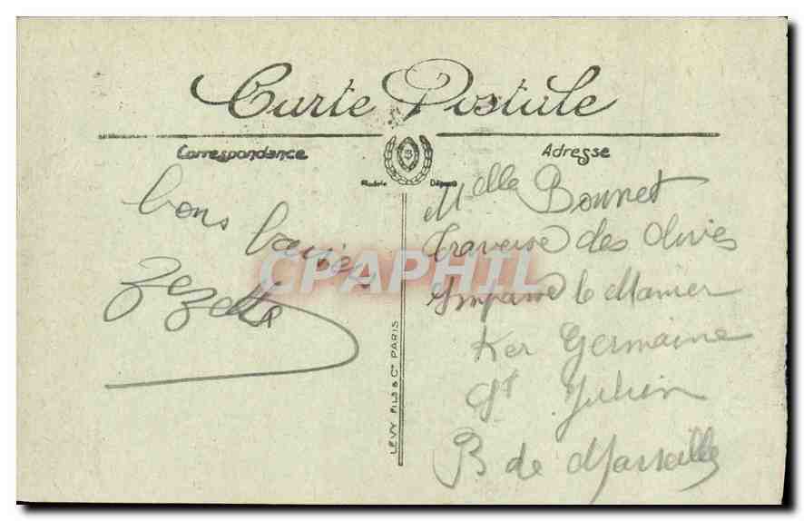 CPA Paris Le Jardin du Luxembourg  — Rückseite
