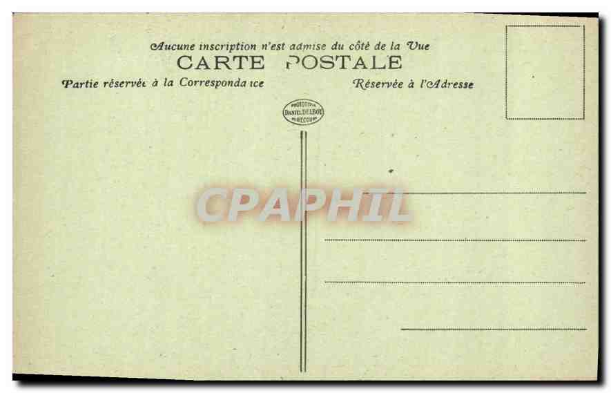 CPA Abbaye de Saint Denis Crypte Tombeau de Louis XIV  — Verso