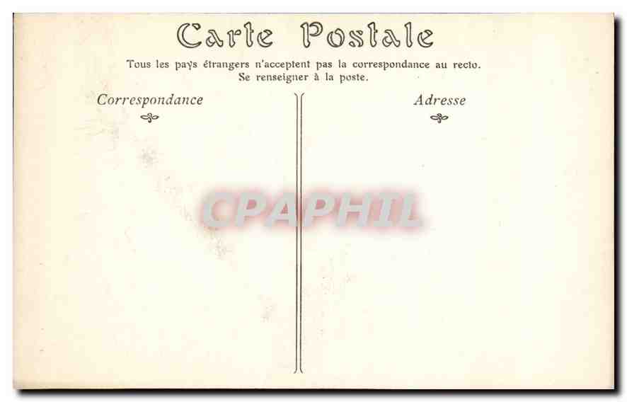 CPA Paris Notre Dame Contreforts de la Fleche  — Verso