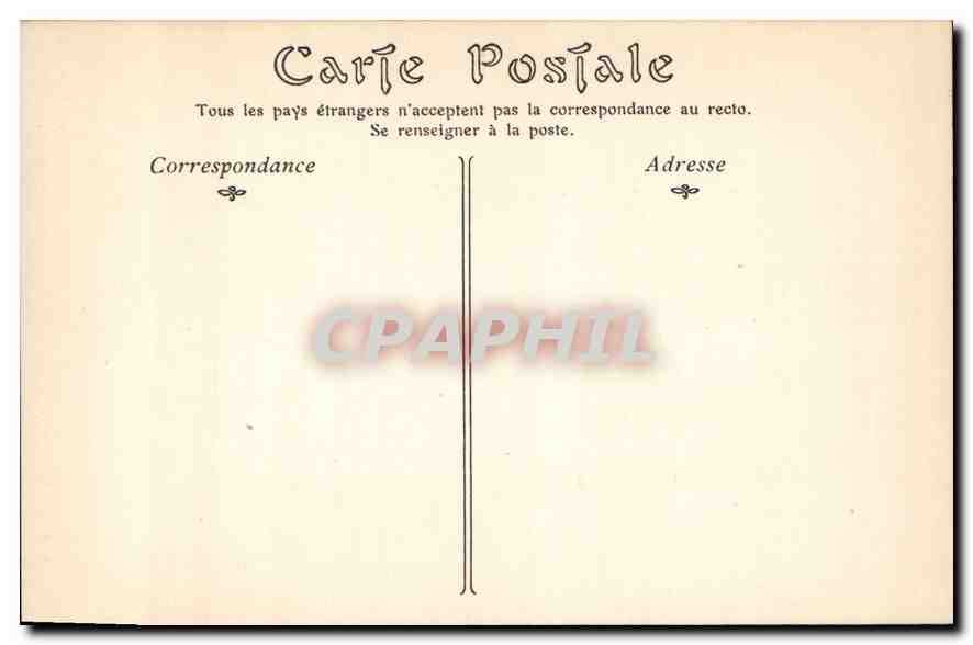 CPA Paris Notre Dame Chimeres et Gargouilles  — Rückseite
