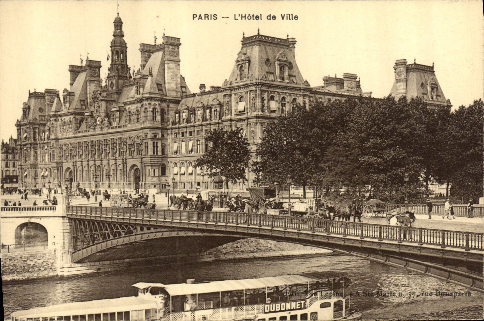 CPA Paris L'Hotel de Ville 