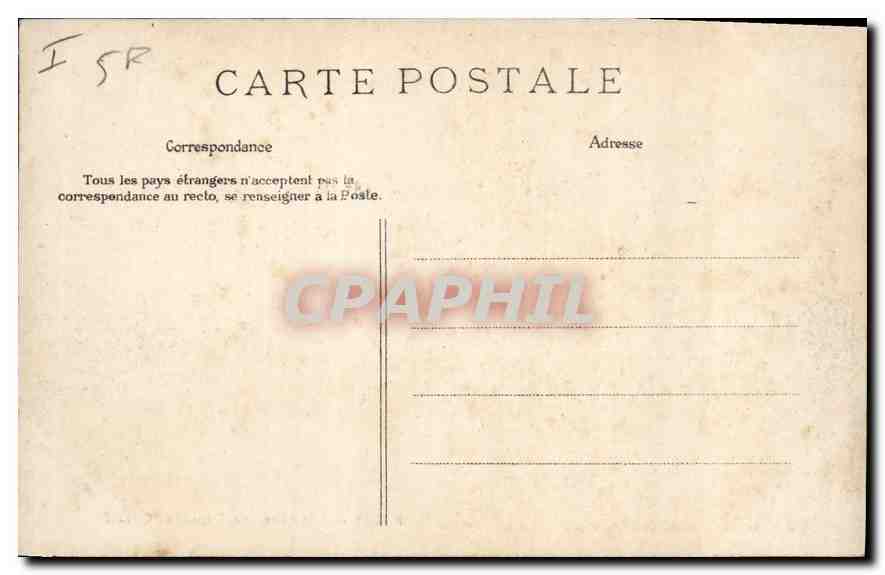CPA Paris Chambre des Deputes  — Rückseite