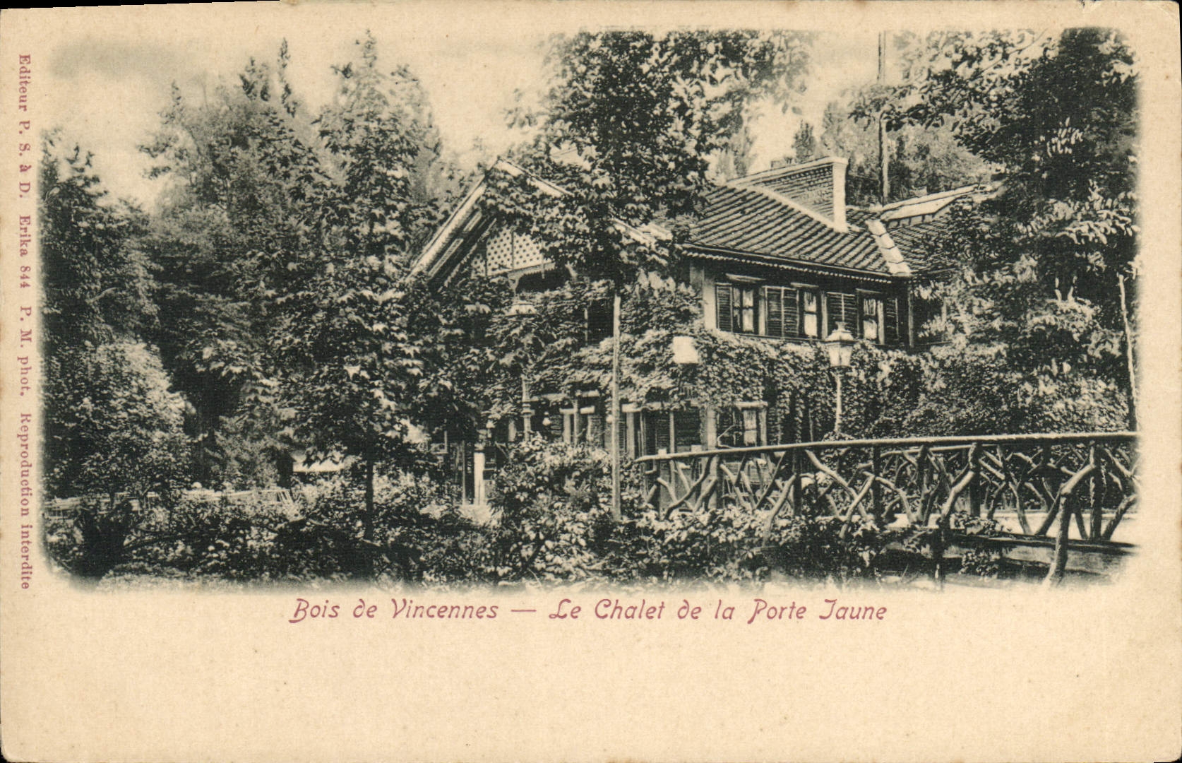 CPA Bois de Vincennes Le Chalet de la Porte Jaune 