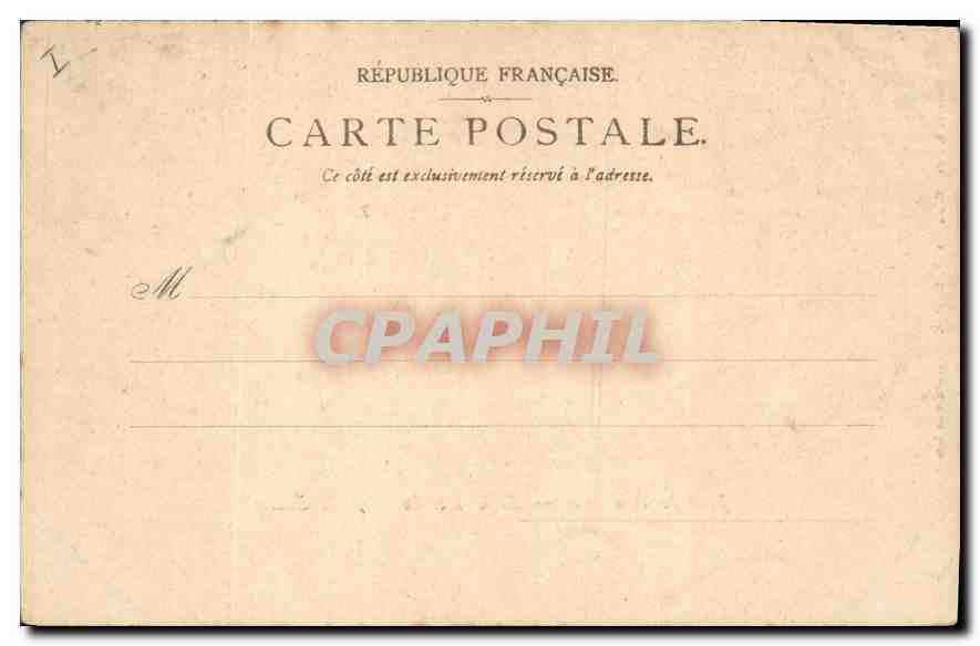 CPA Bois de Vincennes Le Chalet de la Porte Jaune  — Verso