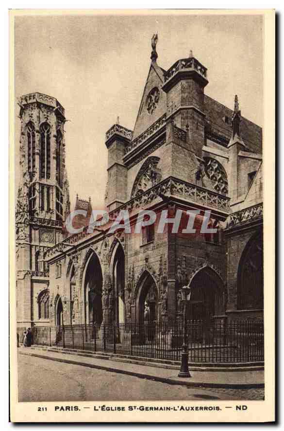 CPA Paris L'Eglise St Germain L'Auxerrois 