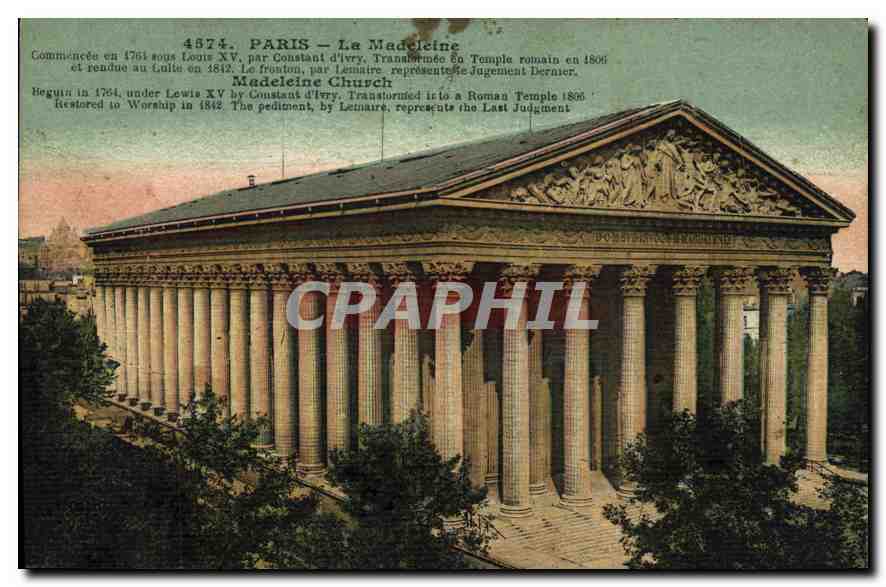 CPA Paris La Madeleine 