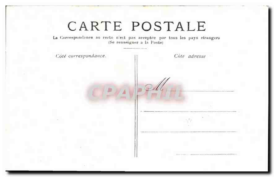 CPA Paris Le Marche aux Fleurs  — Rückseite