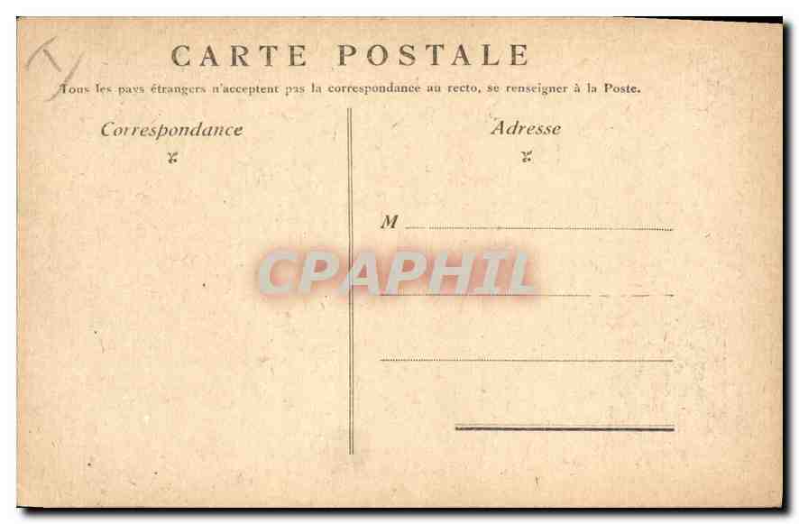 CPA Paris Notre Dame  — Verso