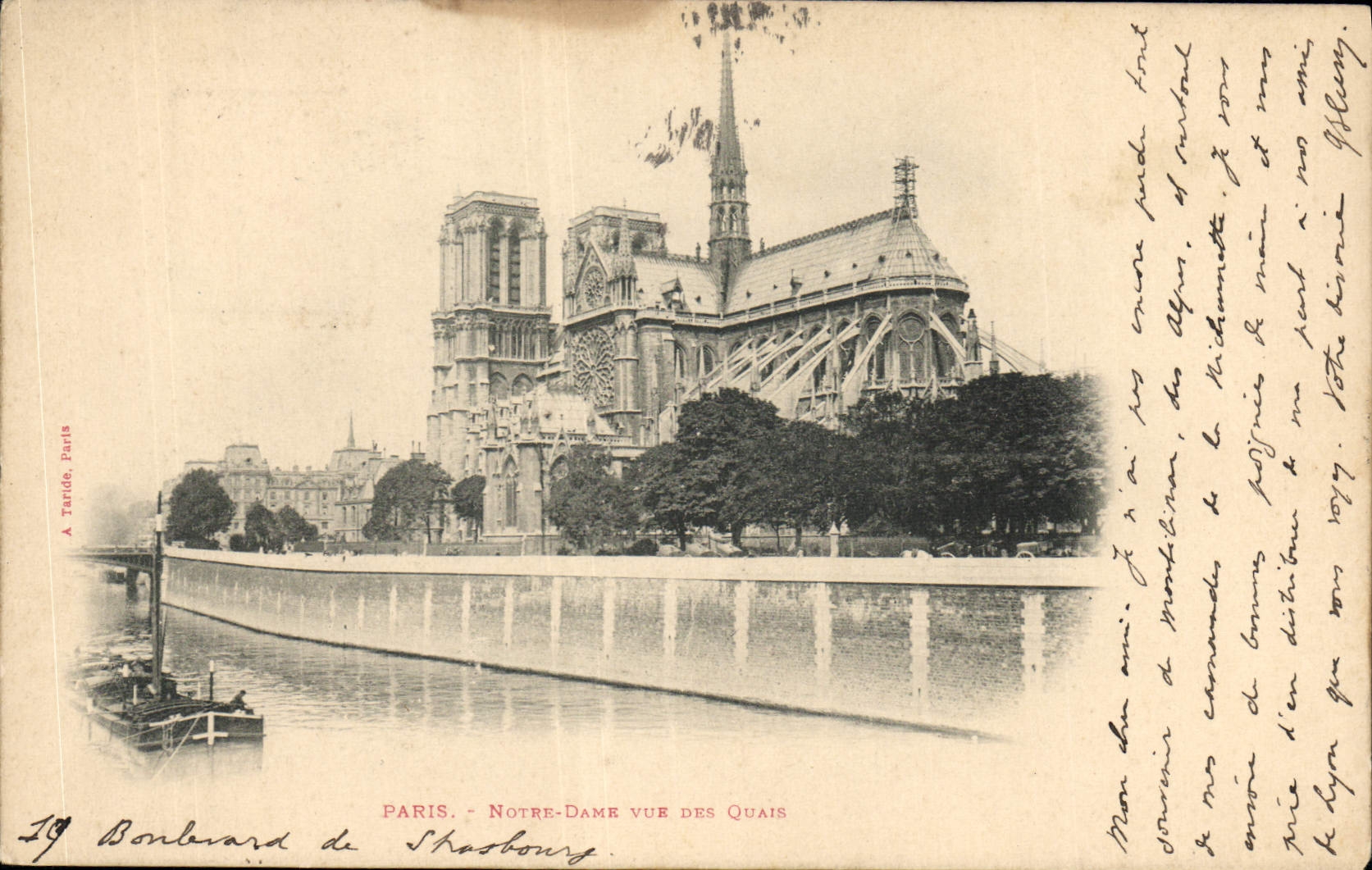 Paris - Notre-Dame vue des Quais — A. Taride, Paris, n°19