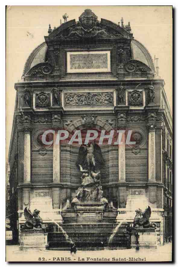 CPA Paris La Fontaine Saint Michel 