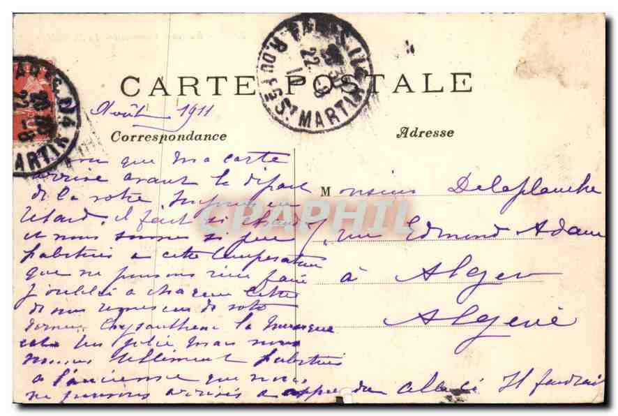 CPA Paris Buttes Chaumont Le Belvedere  — Rückseite
