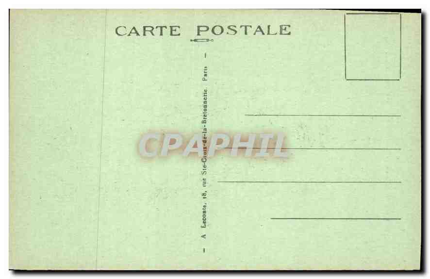 CPA Paris Les Invalides  — Rückseite