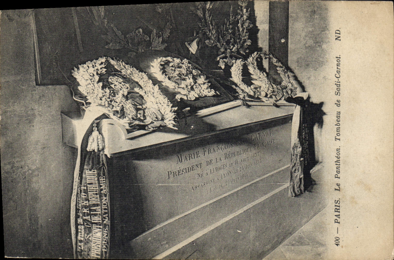 CPA Paris Le Pantheon Tombeau de Sadi Carnot 