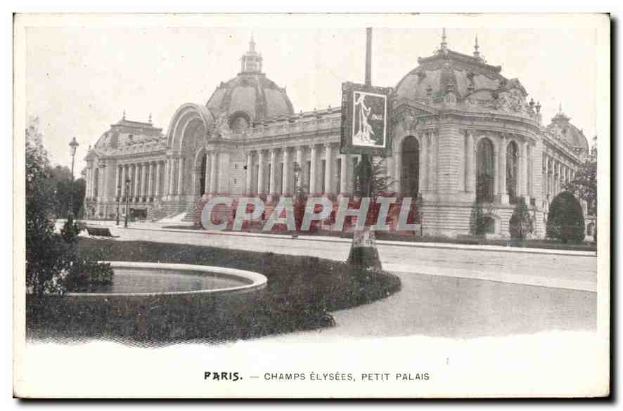 CPA Paris Champs Elysees Petit Palais 