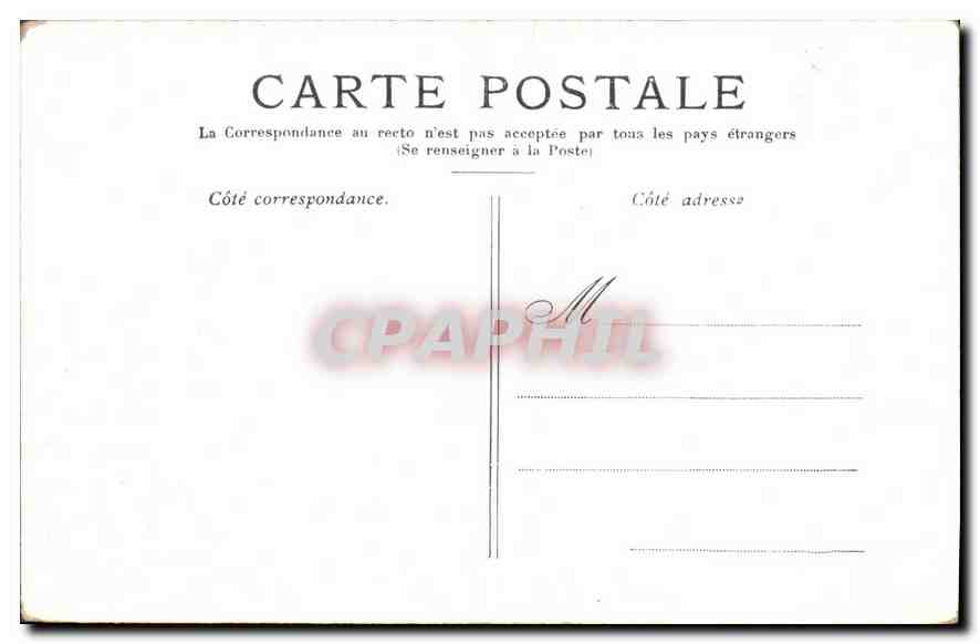 CPA Paris La Conciergerie  — Rückseite
