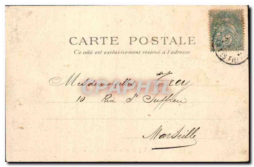CPA Paris Le Bois de Boulogne Allee des Acacias  — Rückseite