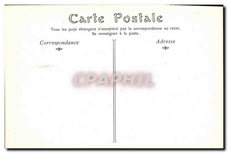 CPA Paris Notre Dame Panneau decorant la Chapelle de la Tour sud  — Rückseite