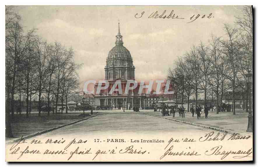 Paris - Les Invalides — Ansicht des Doms — anonymer Verleger, Nr. 17
