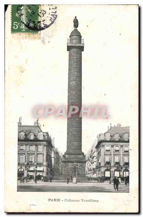 CPA Paris Colonne Vendome 