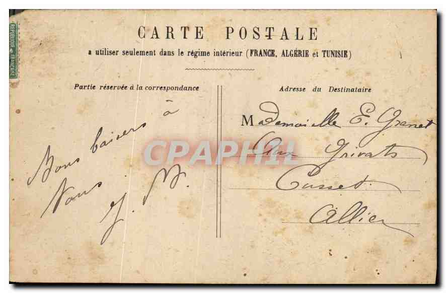 CPA Paris Colonne Vendome  — Rückseite