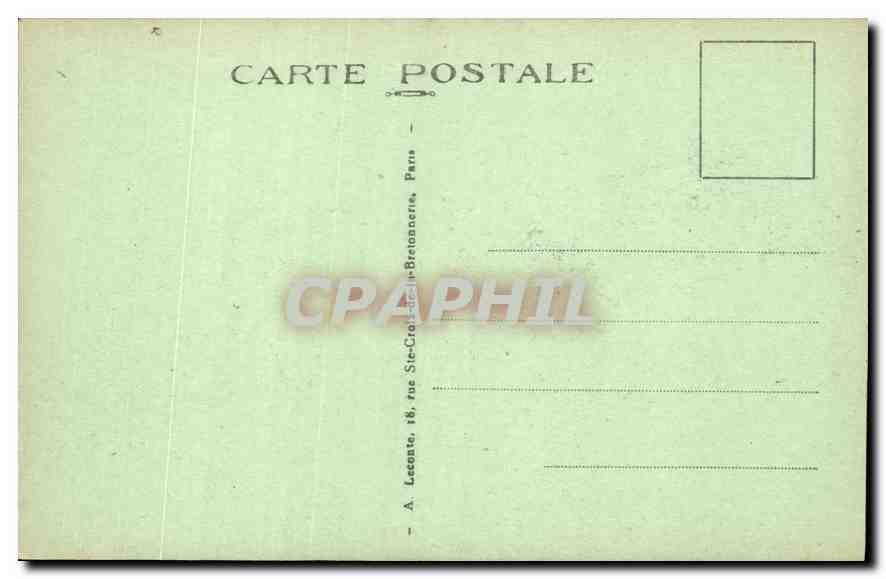 CPA Paris Le Grand Palais  — Rückseite