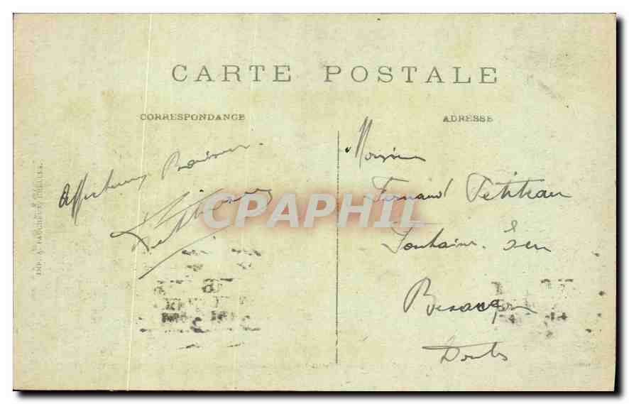 CPA Paris Pantheon Tombeau de Napoleon  — Rückseite