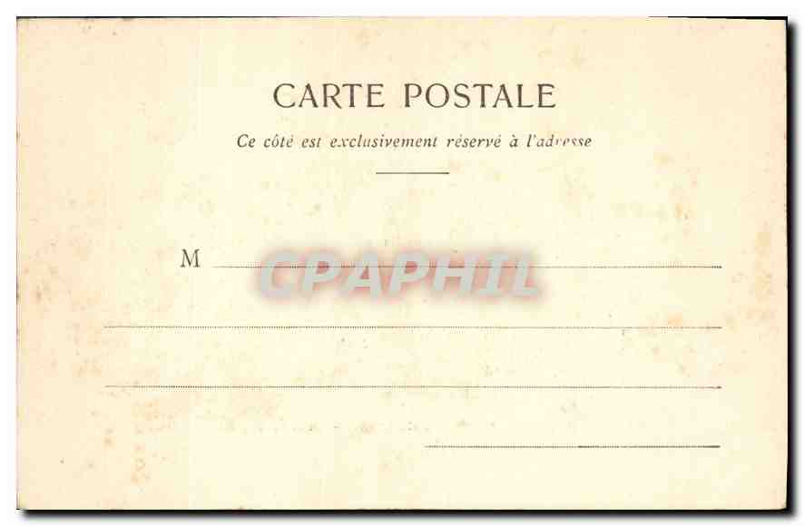 CPA Paris Le Pont de la Concorde La Chambre des Deputes  — Verso