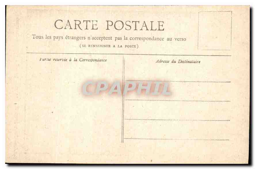 CPA Paris Belvedere des Buttes Chaumont  — Rückseite
