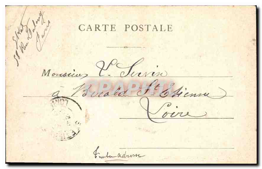 CPA Paris Champs Elysees Petit Palais  — Rückseite