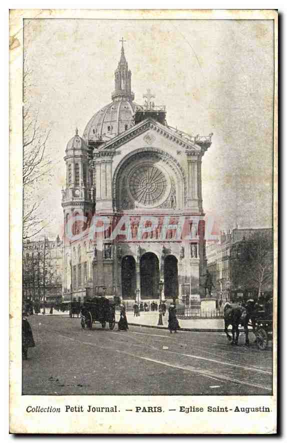 CPA Paris Eglise Saint Augustin 