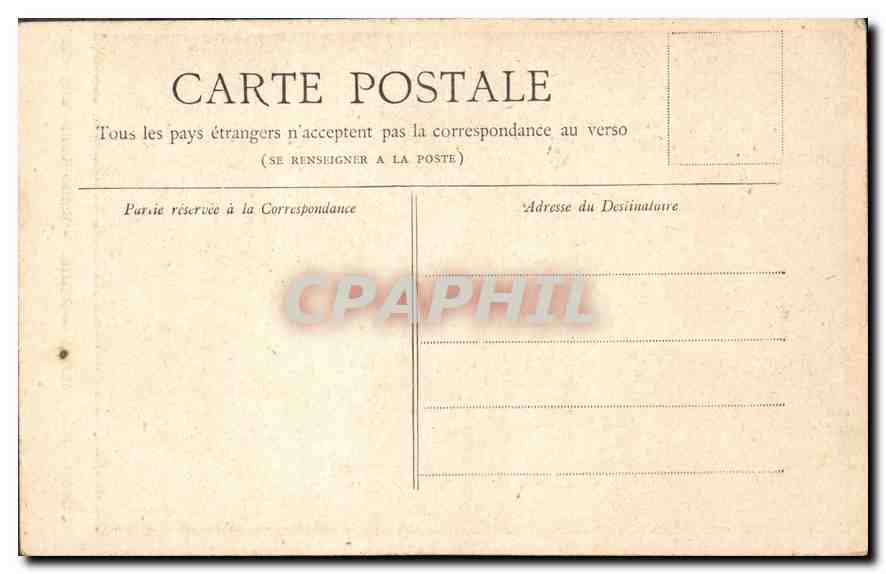 CPA Paris Eglise Saint Augustin  — Verso
