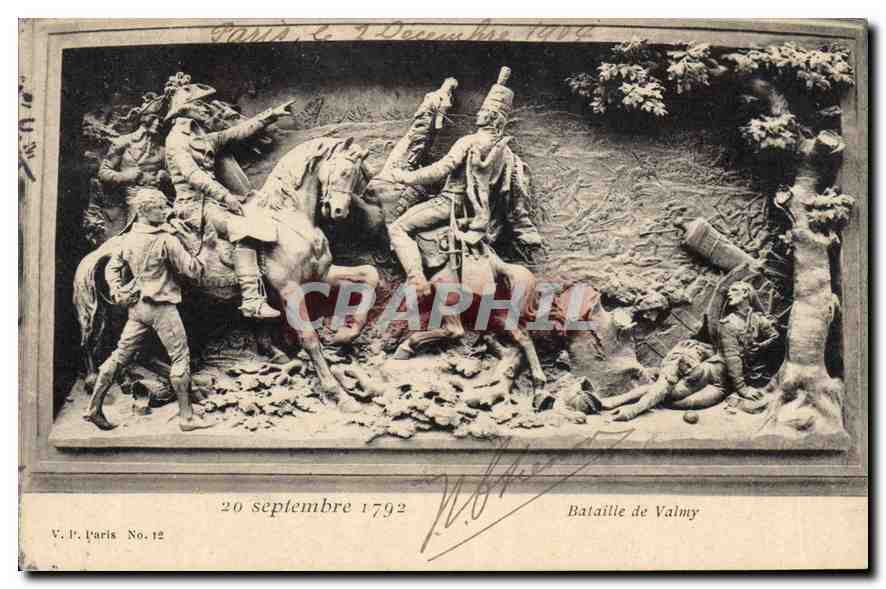 CPA 20 Septembre 1792 Bataille de Valmy 