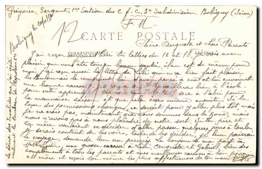 CPA Paris Le Dome des Invalides  — Rückseite
