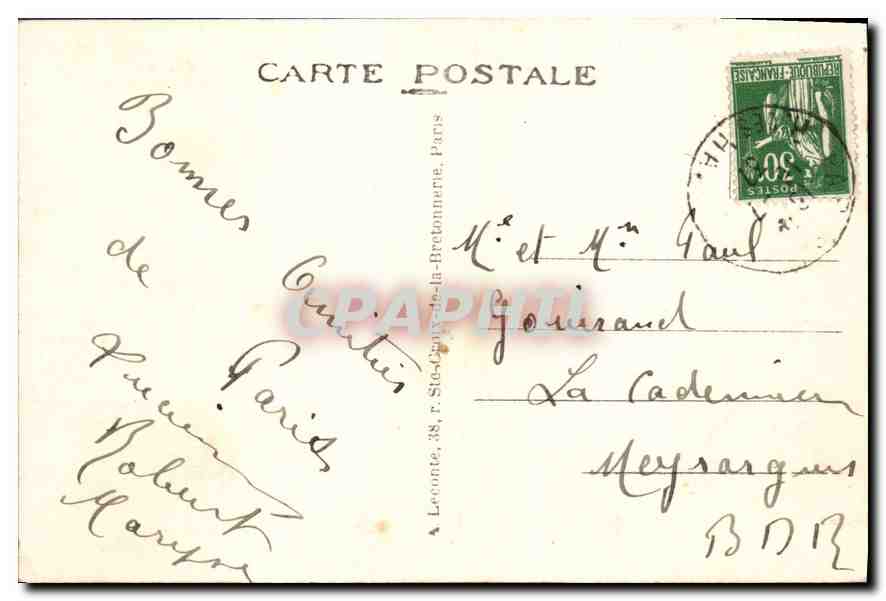 CPA Paris Parc des Buttes Chaumont Le Pont suspendu  — Rückseite