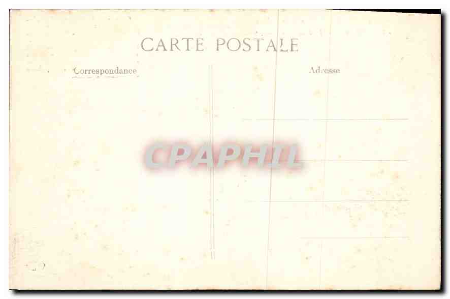 CPA Paris Le Pantheon et la Statue de JJ Rousseau  — Rückseite