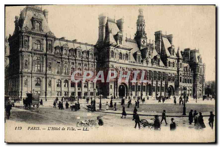 CPA Paris L'Hotel de Ville 