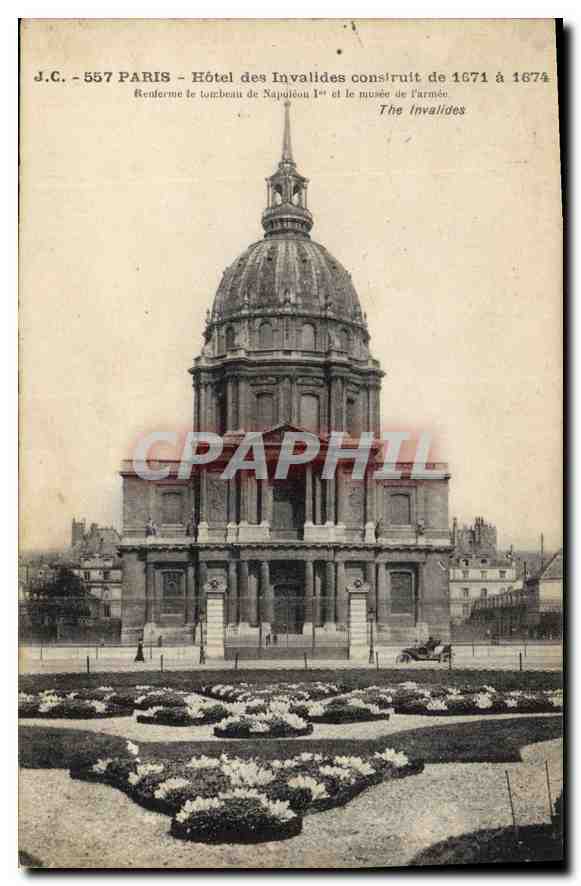 CPA Paris Hotel des Invalides construit de 1671 a 1674 