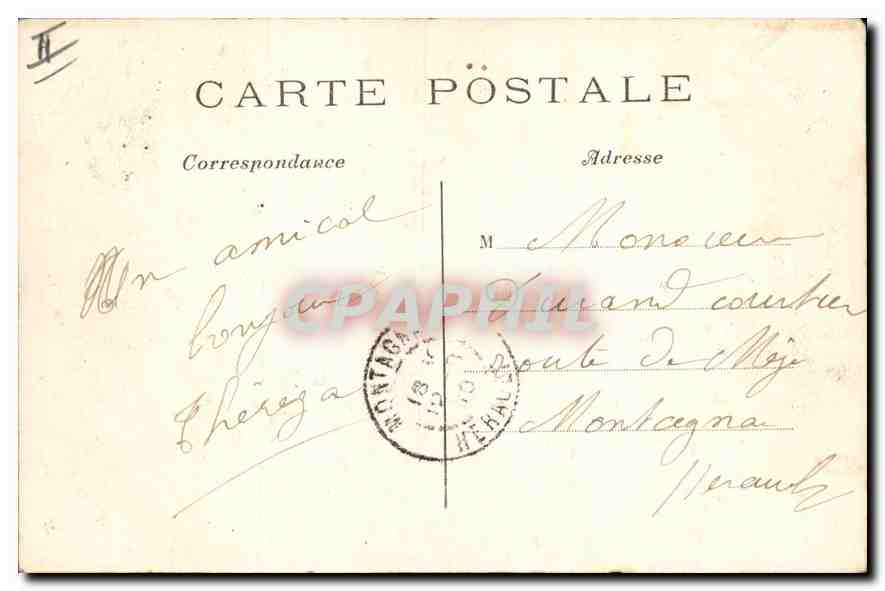 CPA Paris Palais du Luxembourg  — Rückseite