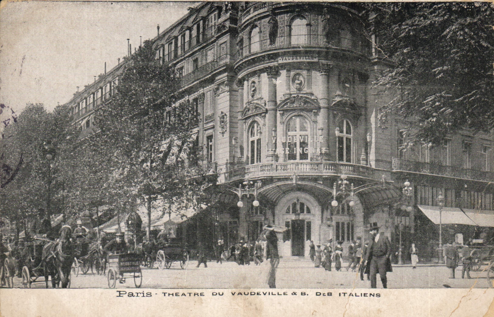 CPA Paris Theatre du Vaudeville 
