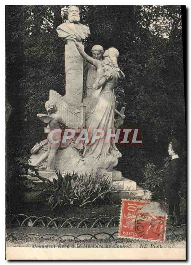 CPA Paris Monument eleve a la Memoire de Gounod