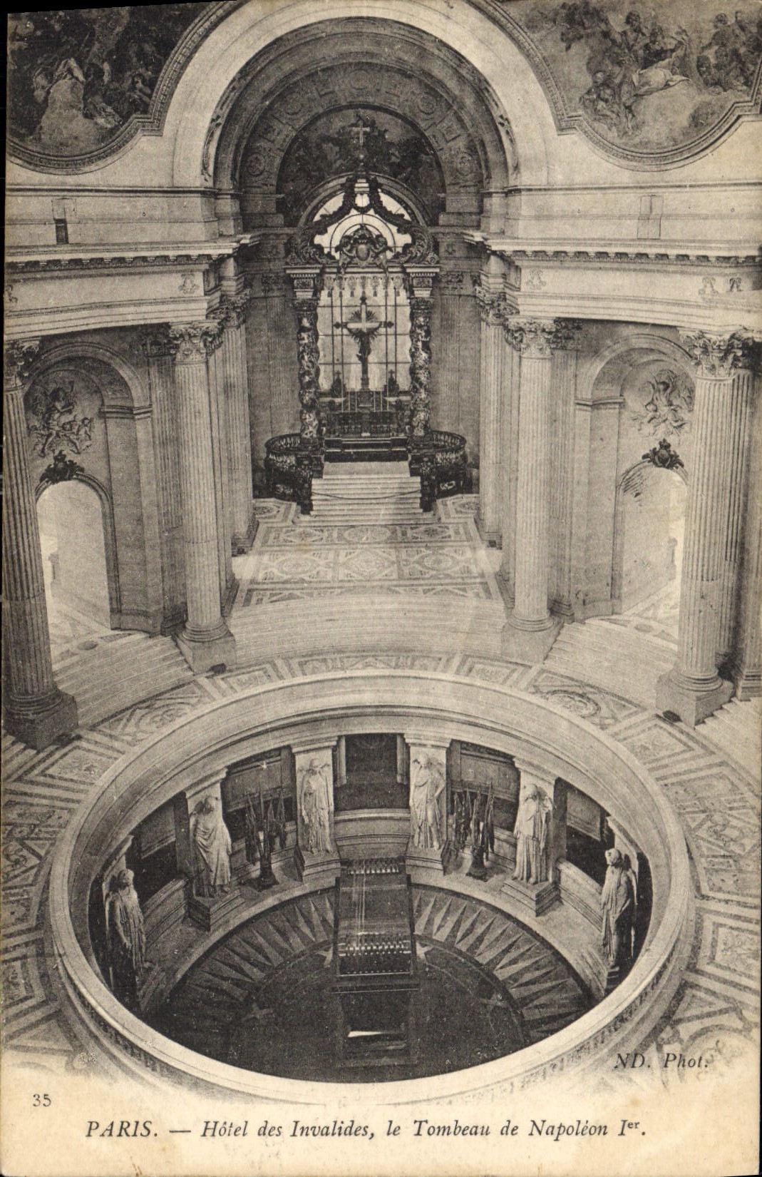 CPA Paris Hotel des Invalides le Tombeau de Napoleon 