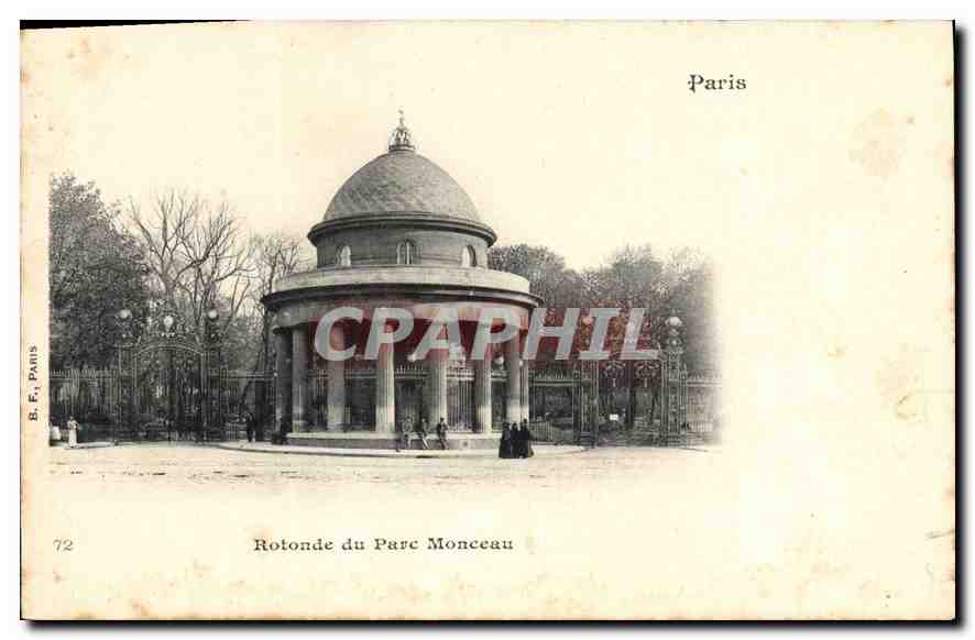 CPA Paris Rotonde du Parc Monceau 